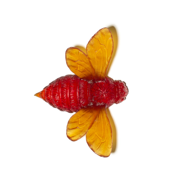 Luke Jacomb Studio - Bee (Wings Out - Dark Orange Red)
