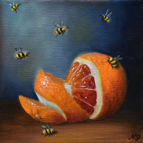 Natasha Junmanee - Peeled Blood Orange and Bumblebees (Copy)