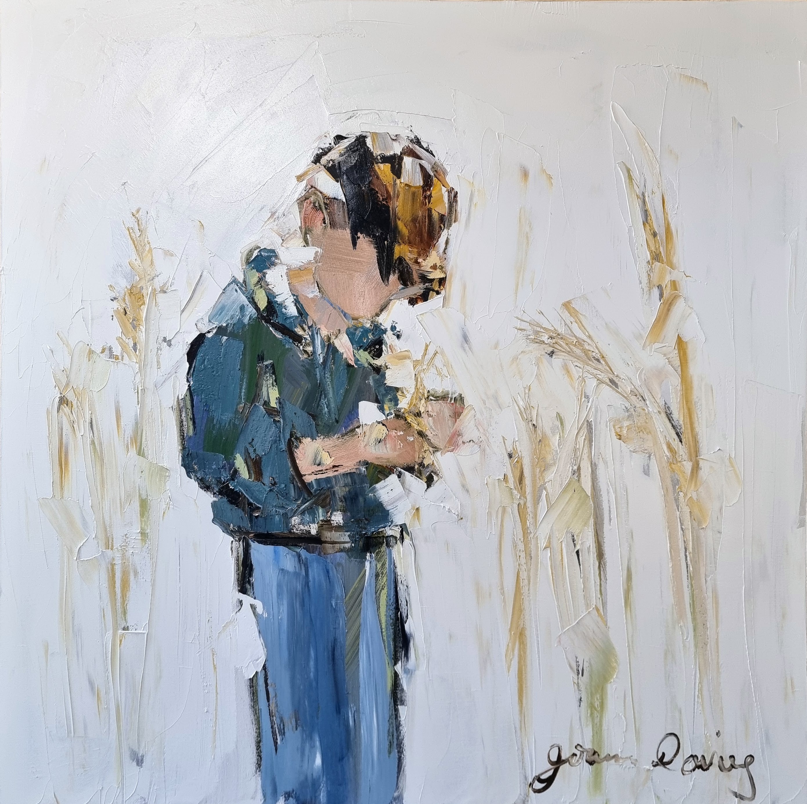 Joanna Davies - Blue Boy in Wheat