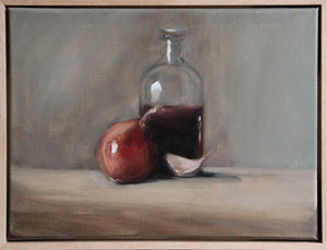 Jessica Olpp - Bouteille, oignon et ail