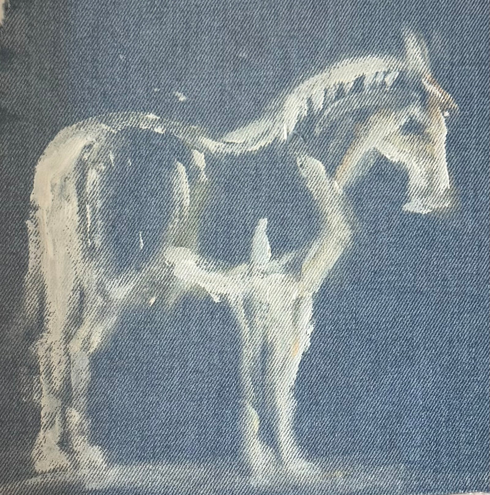 Ingrid Haughton - Lone Blue Horse