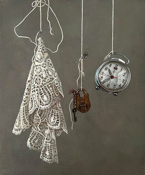 Trudi Harley - Clock Doily and Lock