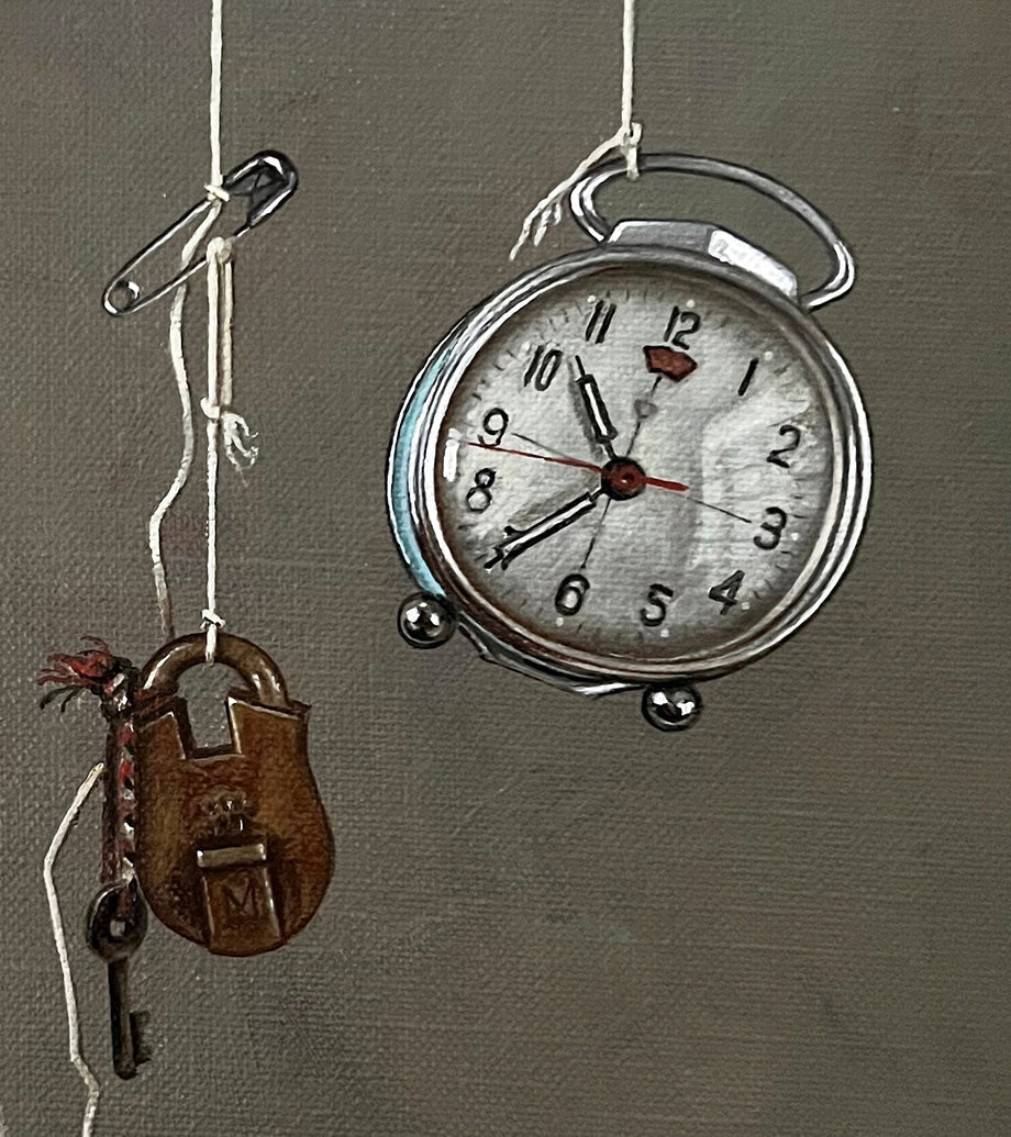 Trudi Harley - Clock Doily and Lock