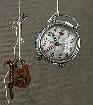 Trudi Harley - Clock Doily and Lock