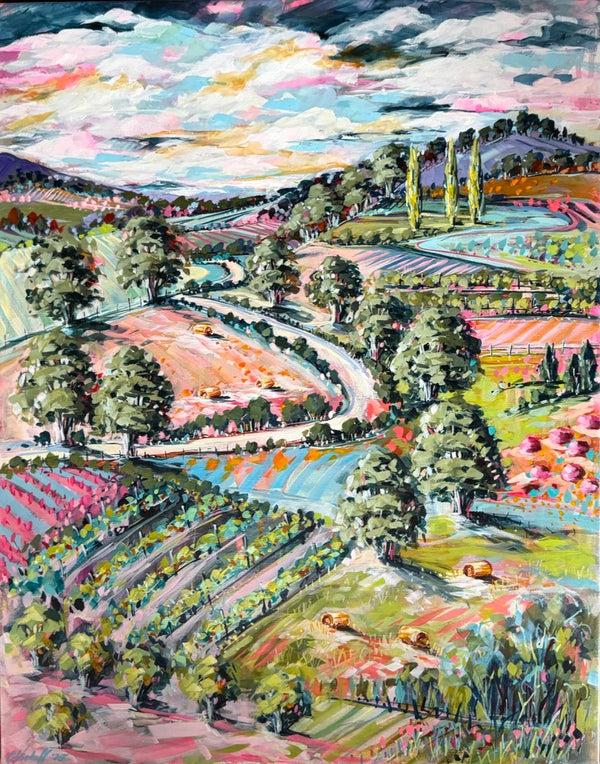 Cathy Usatoff - Country Road through Red Hill