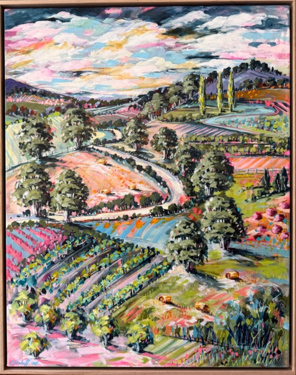 Cathy Usatoff - Country Road through Red Hill