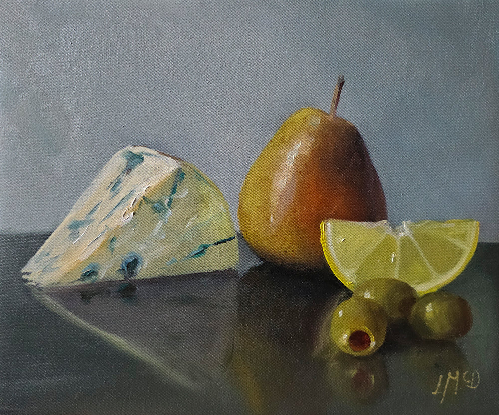 Llael McDonald - Blue cheese and pear