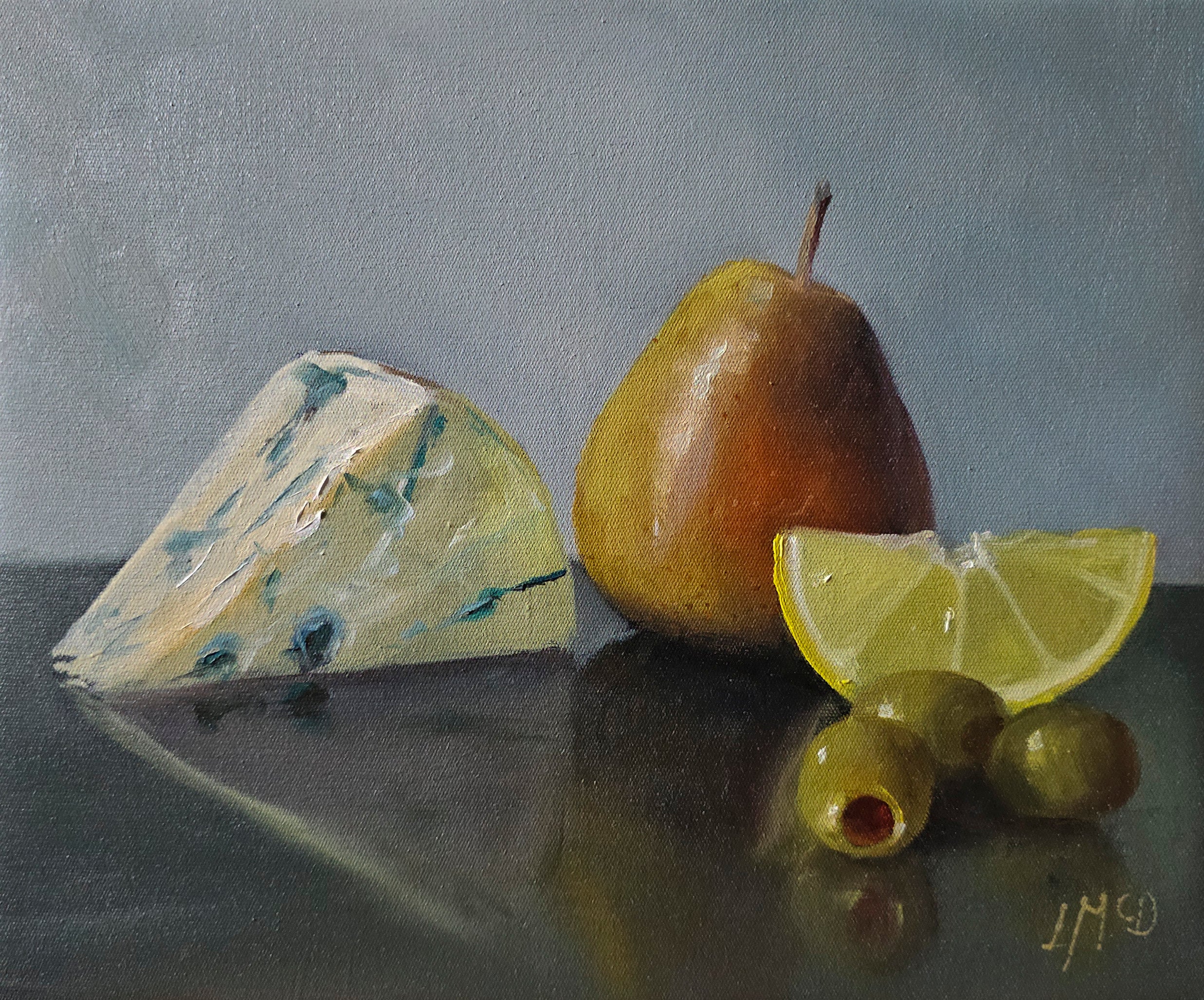 Llael McDonald - Blue cheese and pear