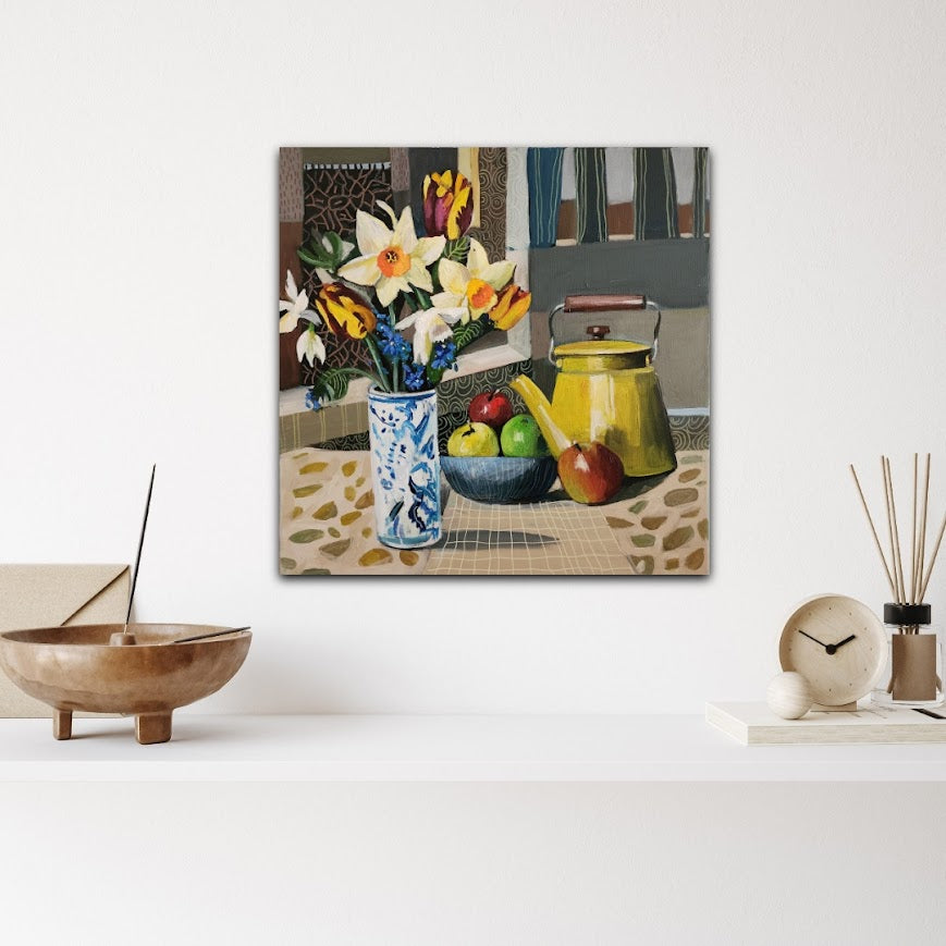 Susan Trudinger - Daffodils with Yellow Kettle