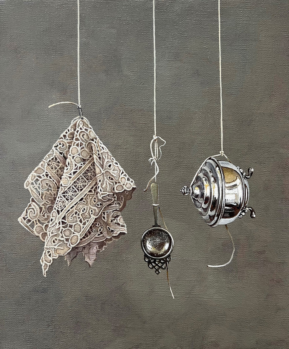 Trudi Harley - Doily and Tea Strainer
