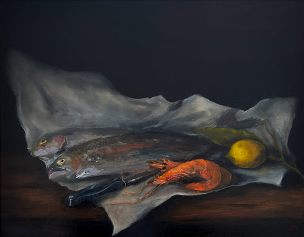 Madaline Harris-Schober - Fish Market: Homage to Griffiths