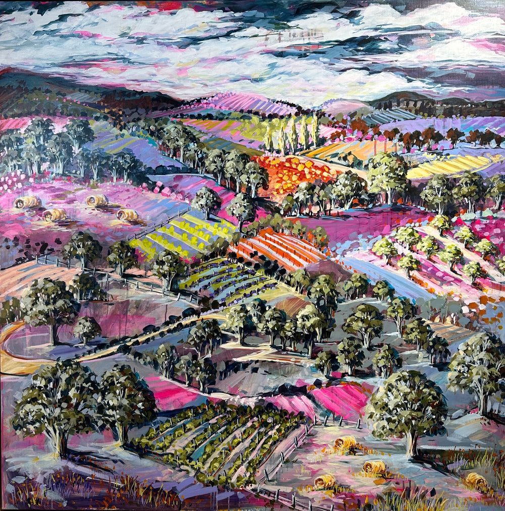 Cathy Usatoff - Magenta Fields