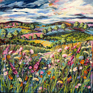 Cathy Usatoff - Foothills and Wildflowers of Red Hill