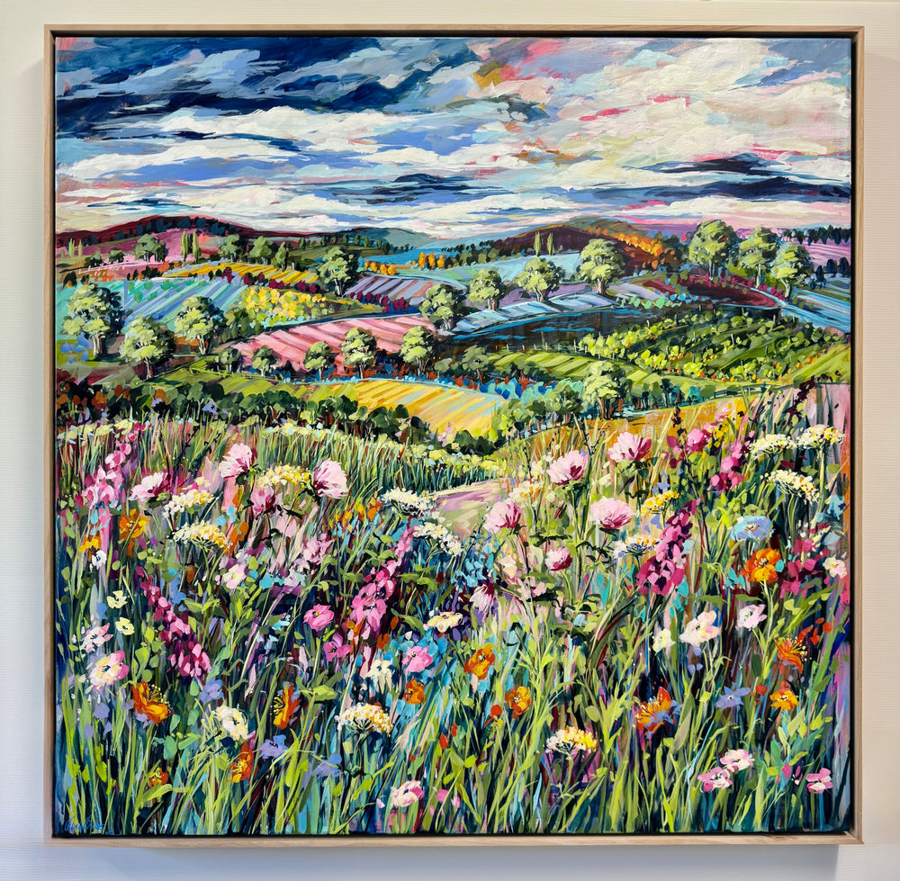Cathy Usatoff - Foothills and Wildflowers of Red Hill