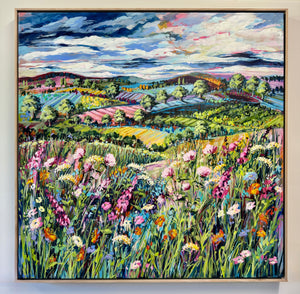 Cathy Usatoff - Foothills and Wildflowers of Red Hill