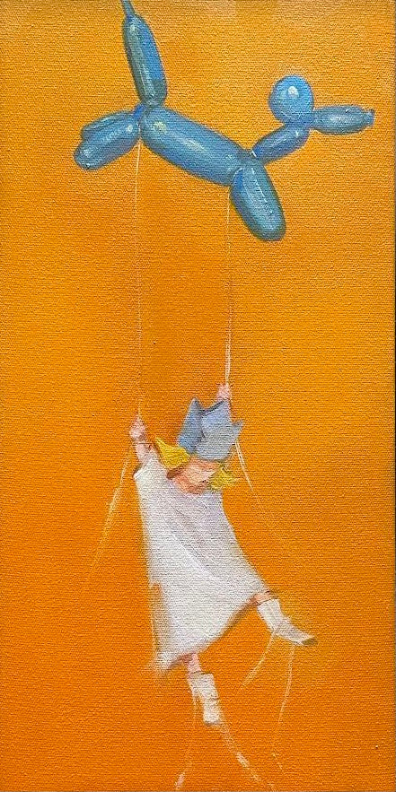 Zory McGrath - Little Prince with dog balloon (orange)