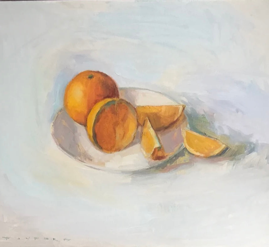 Amanda Twyford - Oranges on White Plate