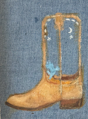 Ingrid Haughton - Boots with Moon and Stars