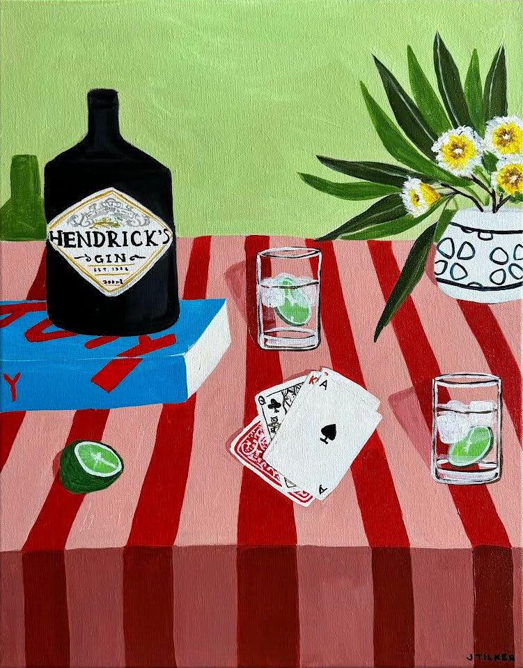 Jo Tilker - Hendricks and cards.
