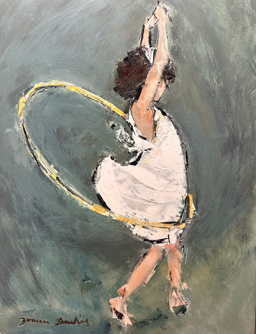 Joanna Davies - Girl with hoop