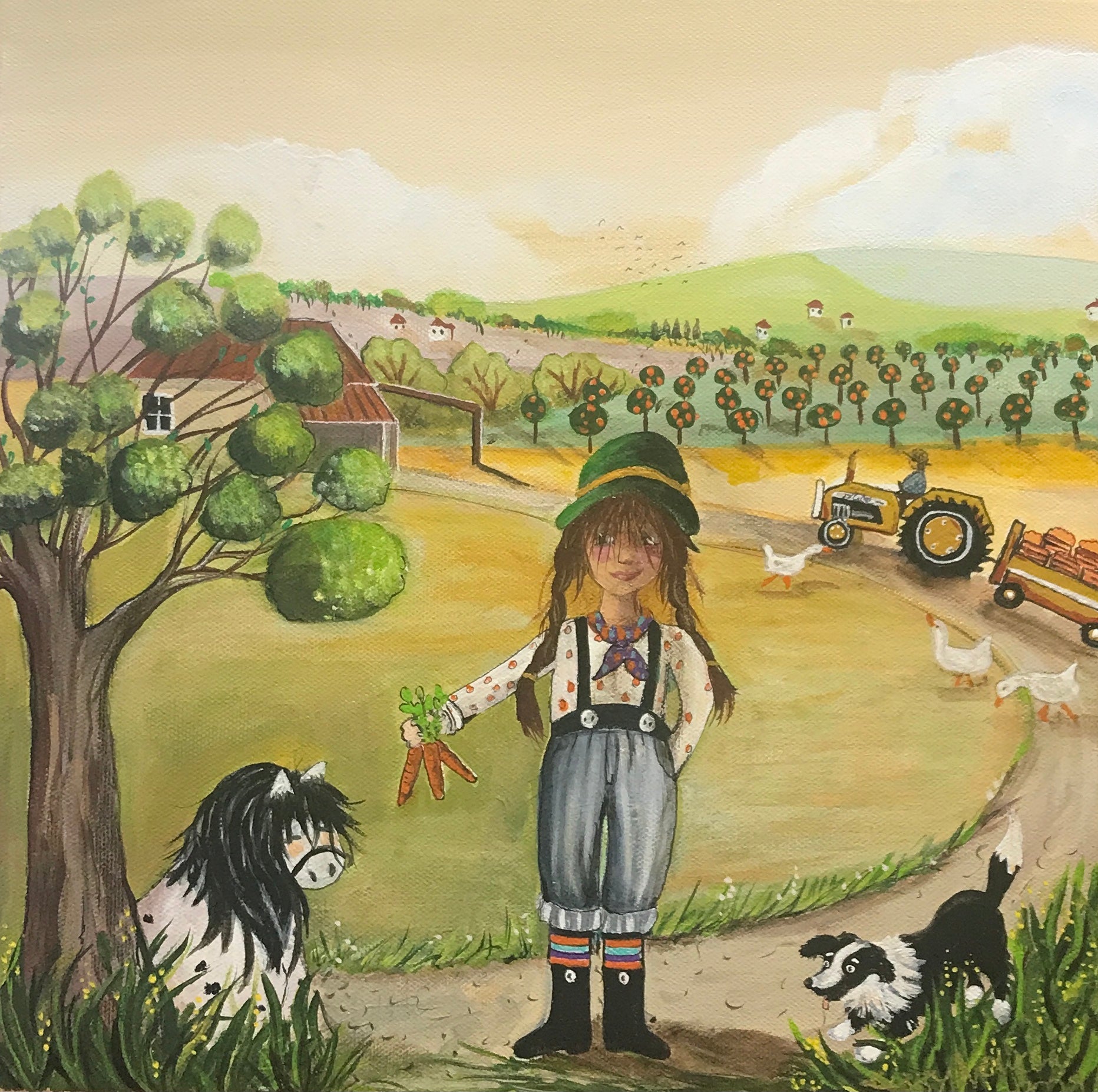 Lizzy Newcomb - Not even carrots will move Henri to work.