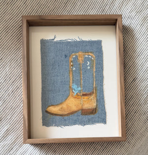 Ingrid Haughton - Boots with Moon and Stars