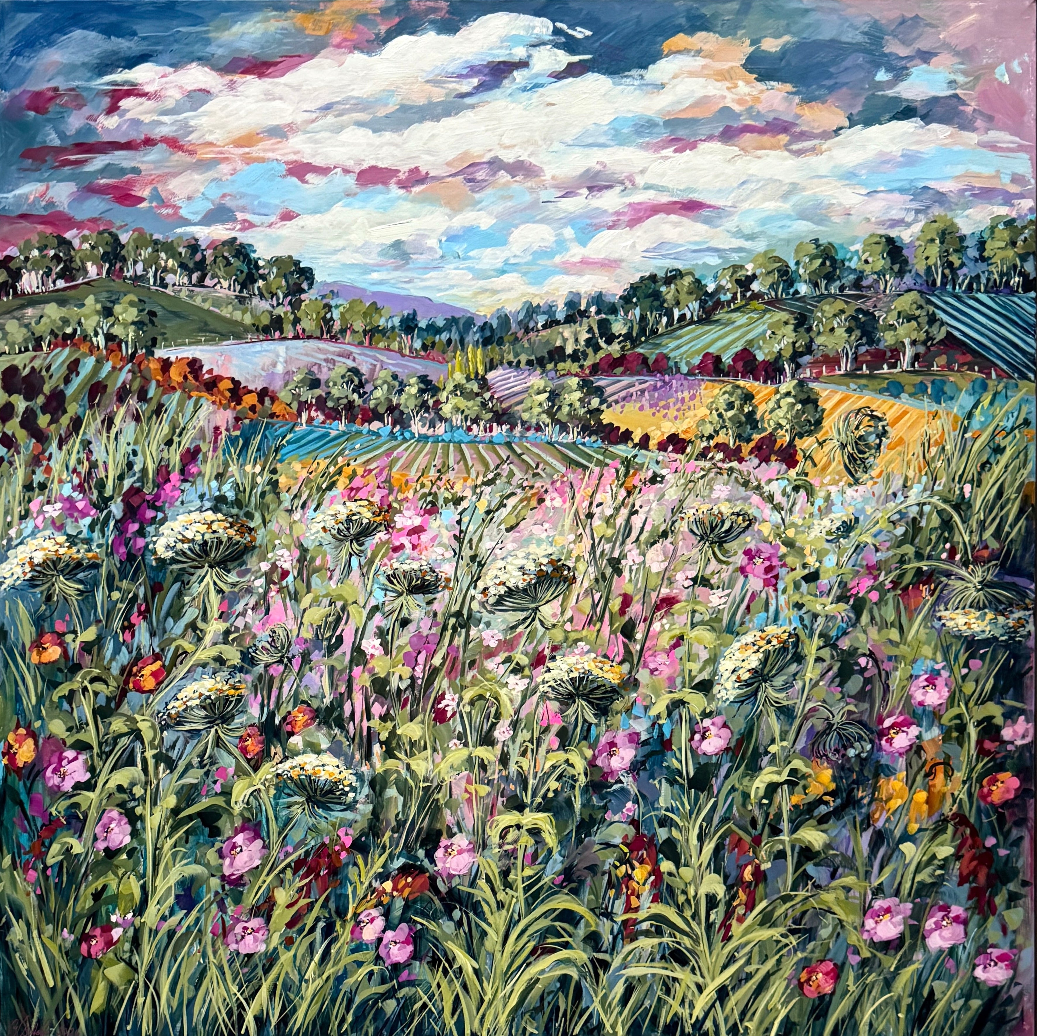 Cathy Usatoff - Gathering of Wildflowers