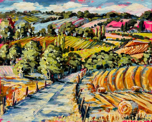 Cathy Usatoff - Hay Bale Harvest Road