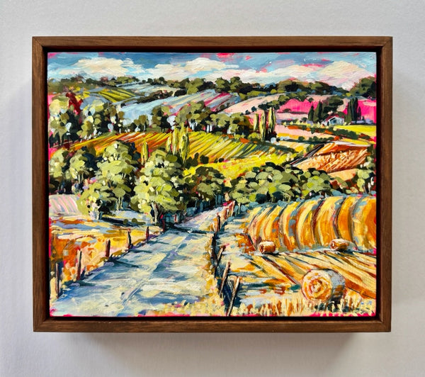 Cathy Usatoff - Hay Bale Harvest Road