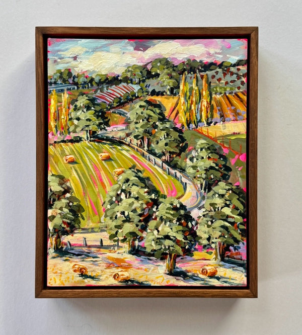 Cathy Usatoff - Hay Bale Hillside