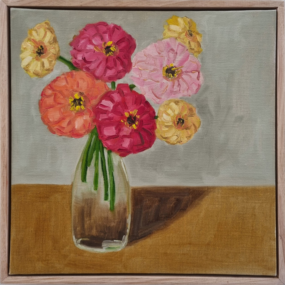 Jo Dunsmuir - Heatwave Zinnias