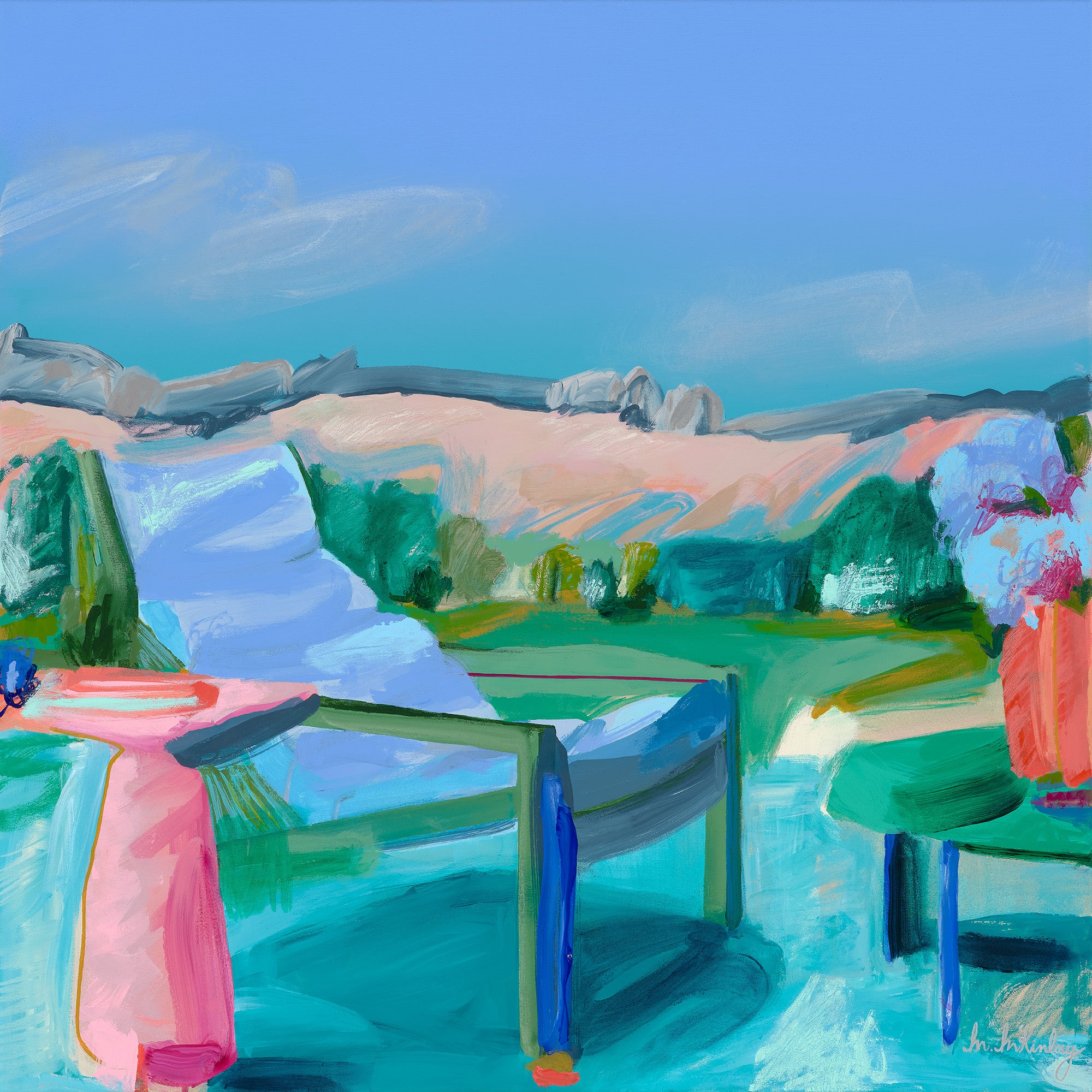 Madeleine McKinlay - Hilltop Haven Blue