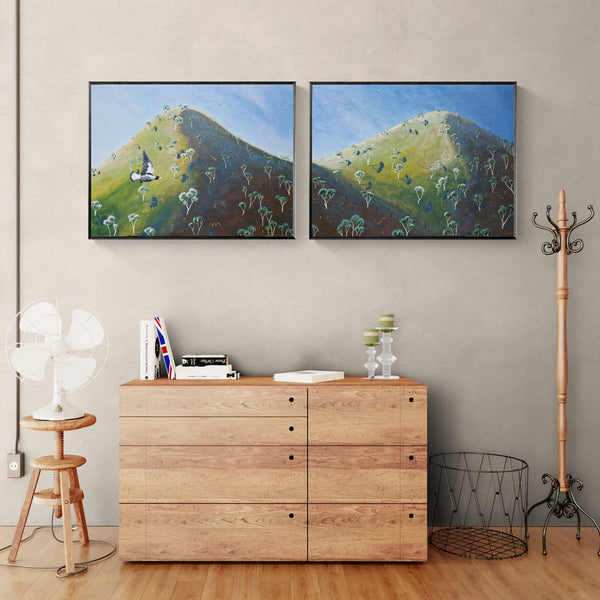 Sam Patterson-Smith - Dawn On The Hills. No.2 (Diptych)
