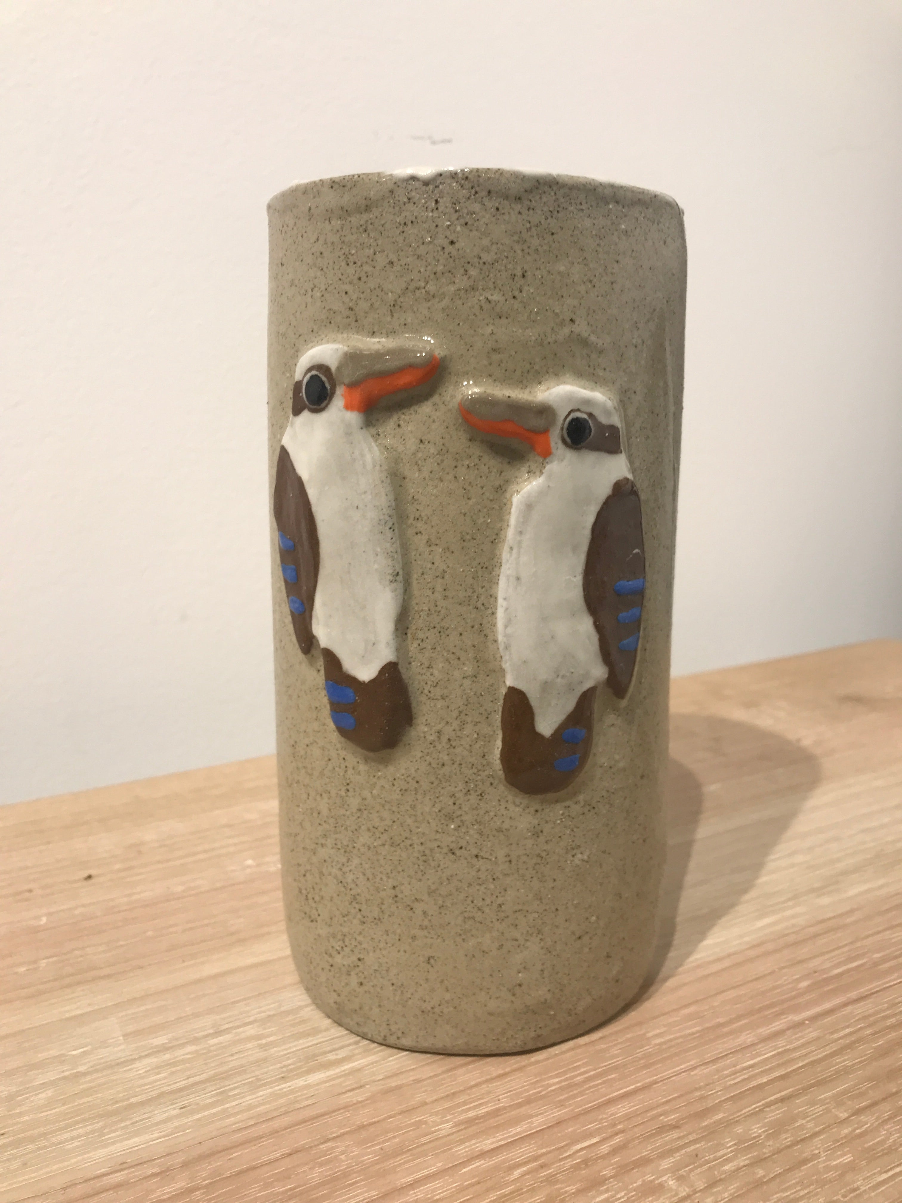Hannah Goggs | The Moody Rabbit  - Kookaburra Vase
