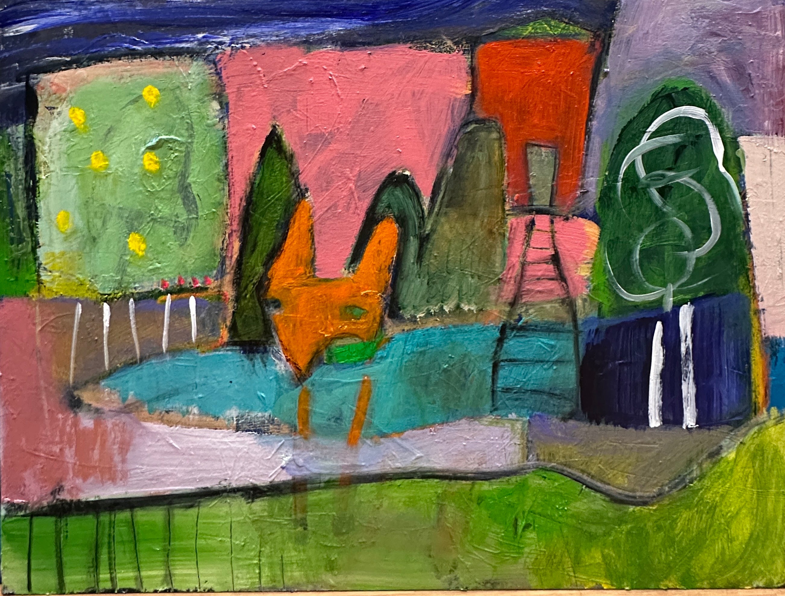 Nicole McPherson - Sneaky Fox by the chicken coop at night.