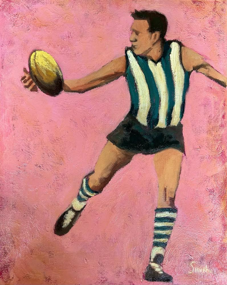 Andrew Smith - Footy #1 - Footy in Pink