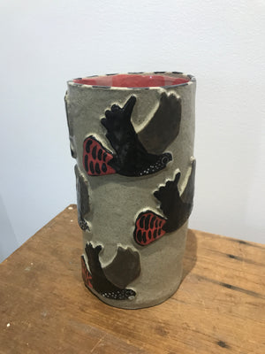 Hannah Goggs | The Moody Rabbit  - Cockatoo Vase (L) (item #1)