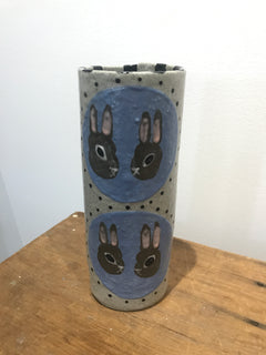 Hannah Goggs | The Moody Rabbit  - Rabbit (Grey & Blue) (item #2)