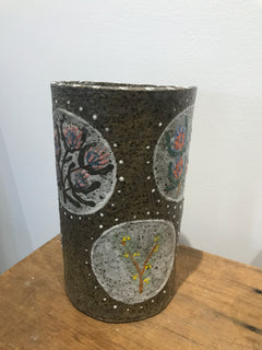 Hannah Goggs | The Moody Rabbit  - Trachyte Vase (Australian Native Plants) (Item #7)