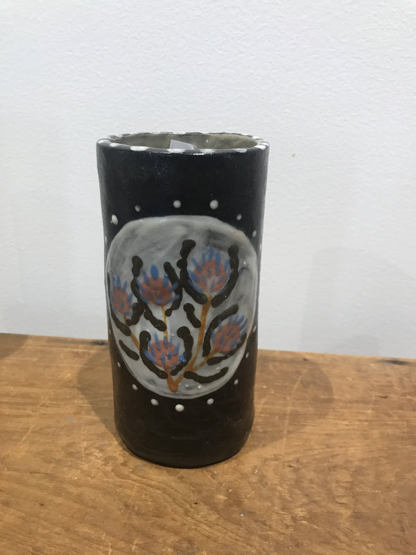 Hannah Goggs | The Moody Rabbit  - Black Banksia Vase (item #8)