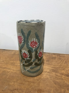 Hannah Goggs | The Moody Rabbit  - Buff Banksia Vase (item #9)