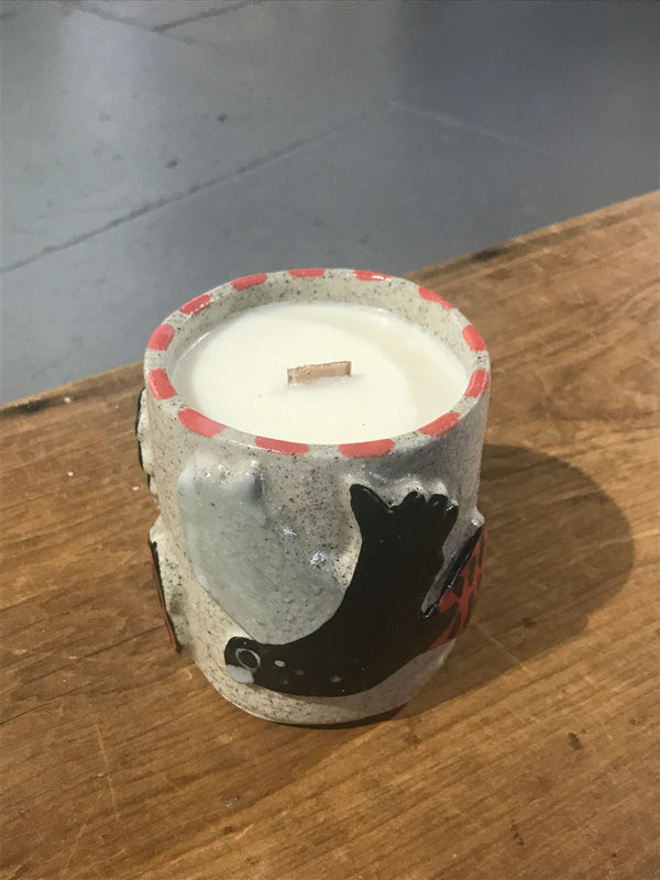 Hannah Goggs | The Moody Rabbit  - Grey Cockatoo Candle