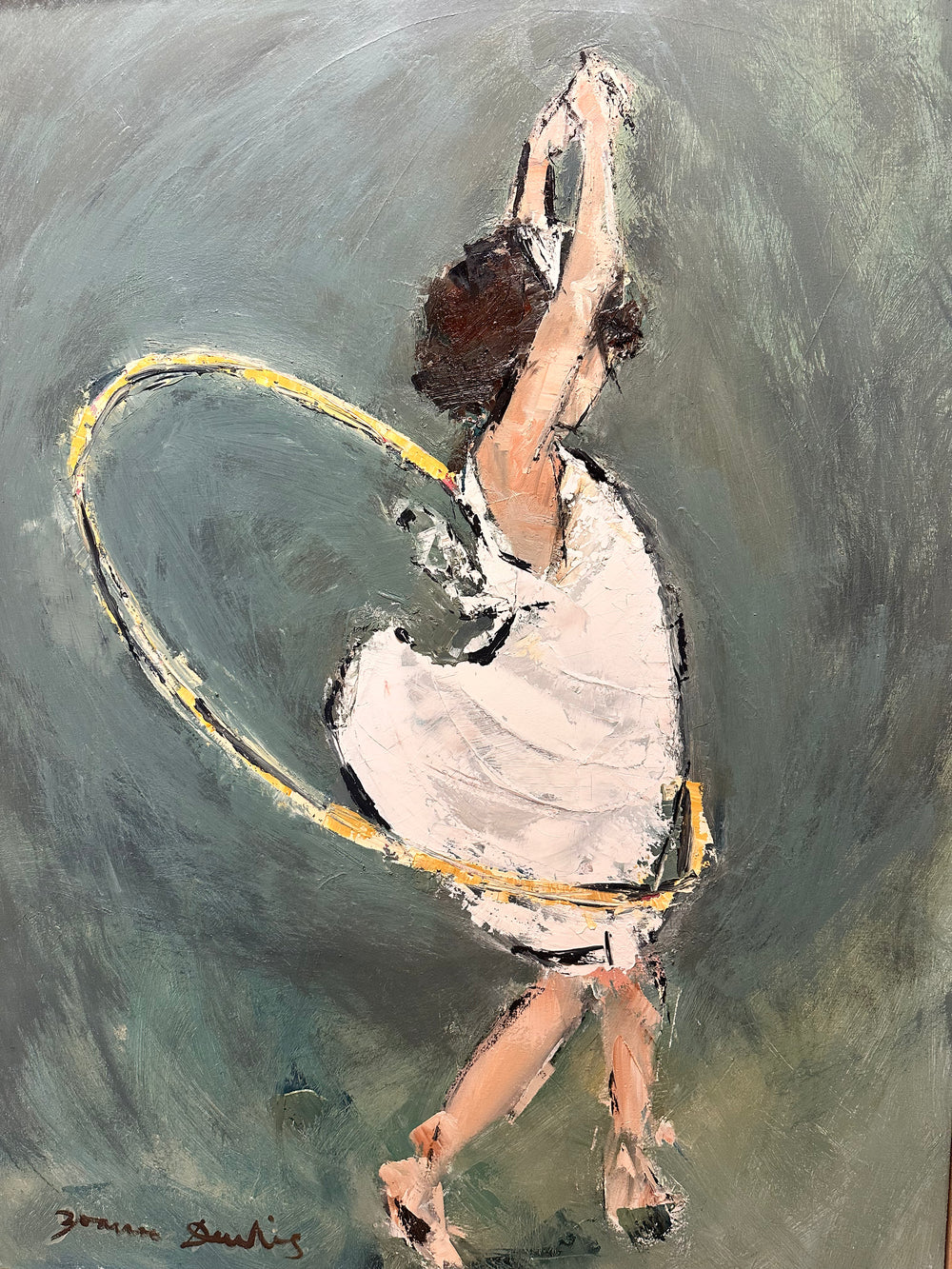 Joanna Davies - Girl with hoop