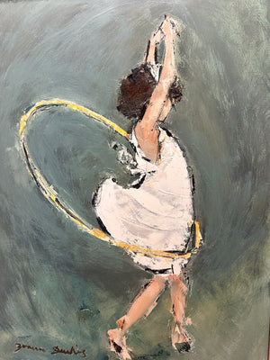 Joanna Davies - Girl with hoop