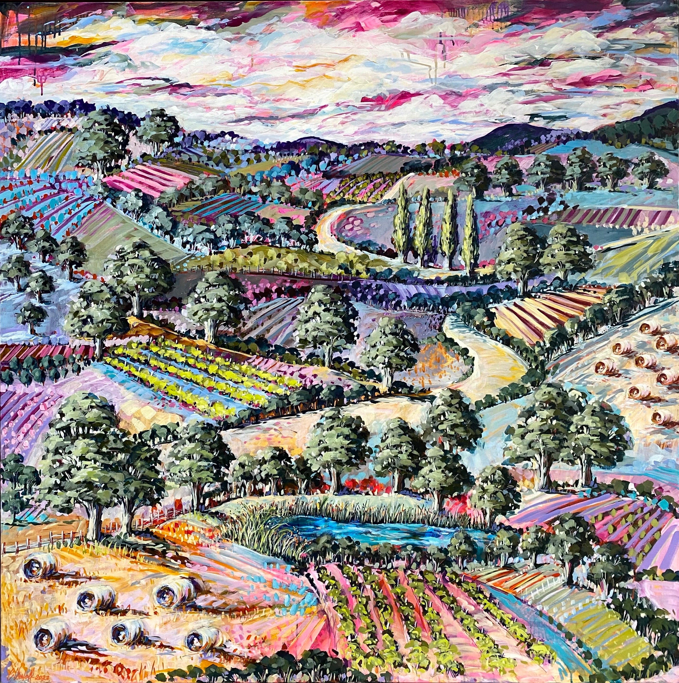 Cathy Usatoff - POND ROAD VALLEY VIEW