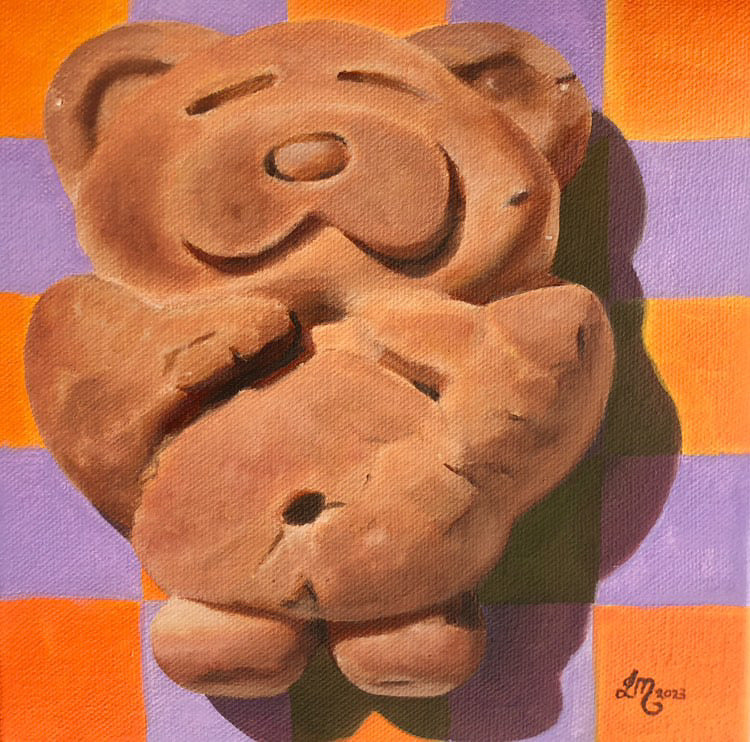 Leonie McIntosh - Orange and Purple Ted