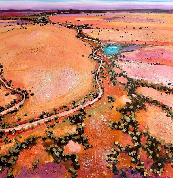 Polly Kimmorley - Swimming  by the lake