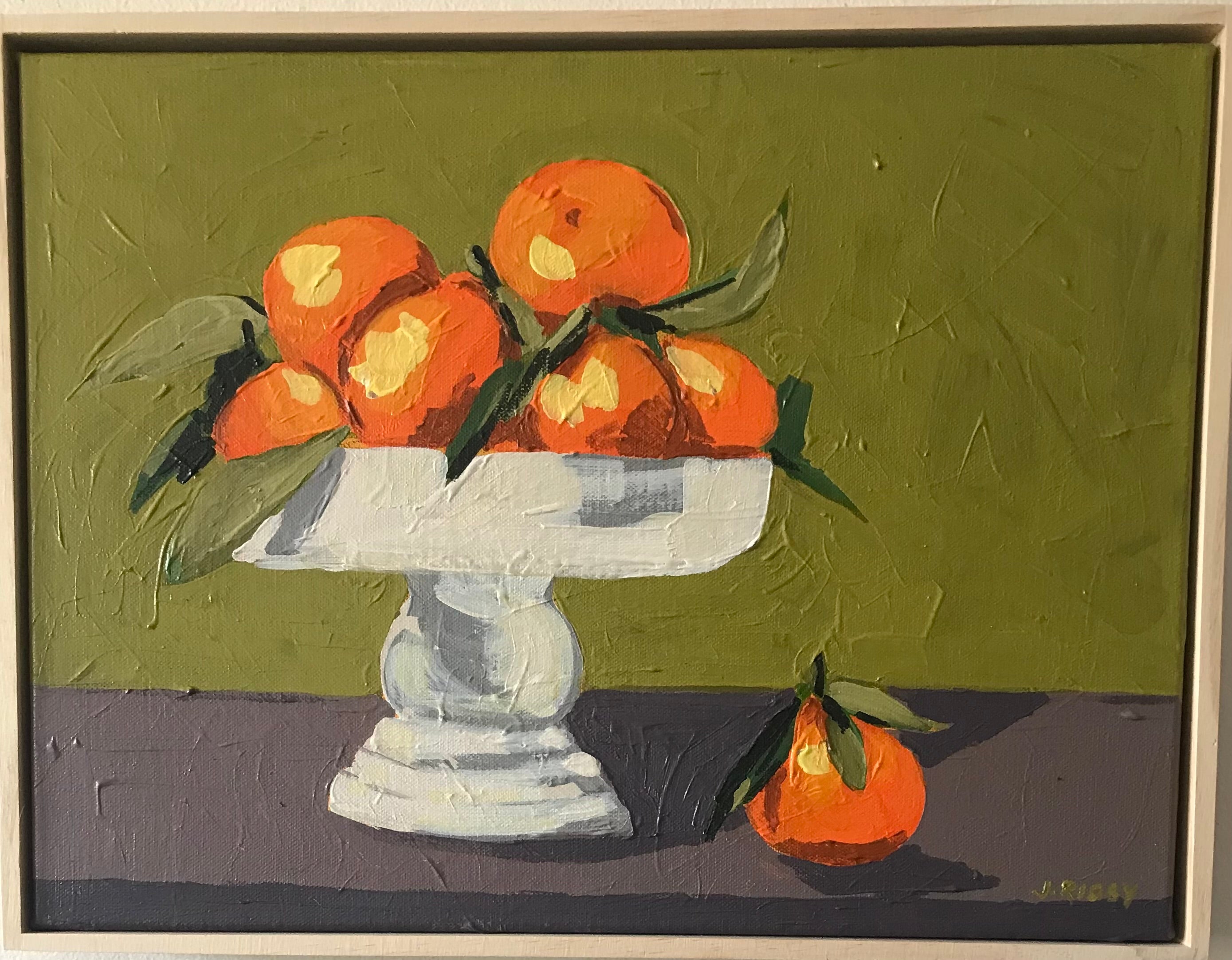Jody Rigby - Oranges on a pedetestal