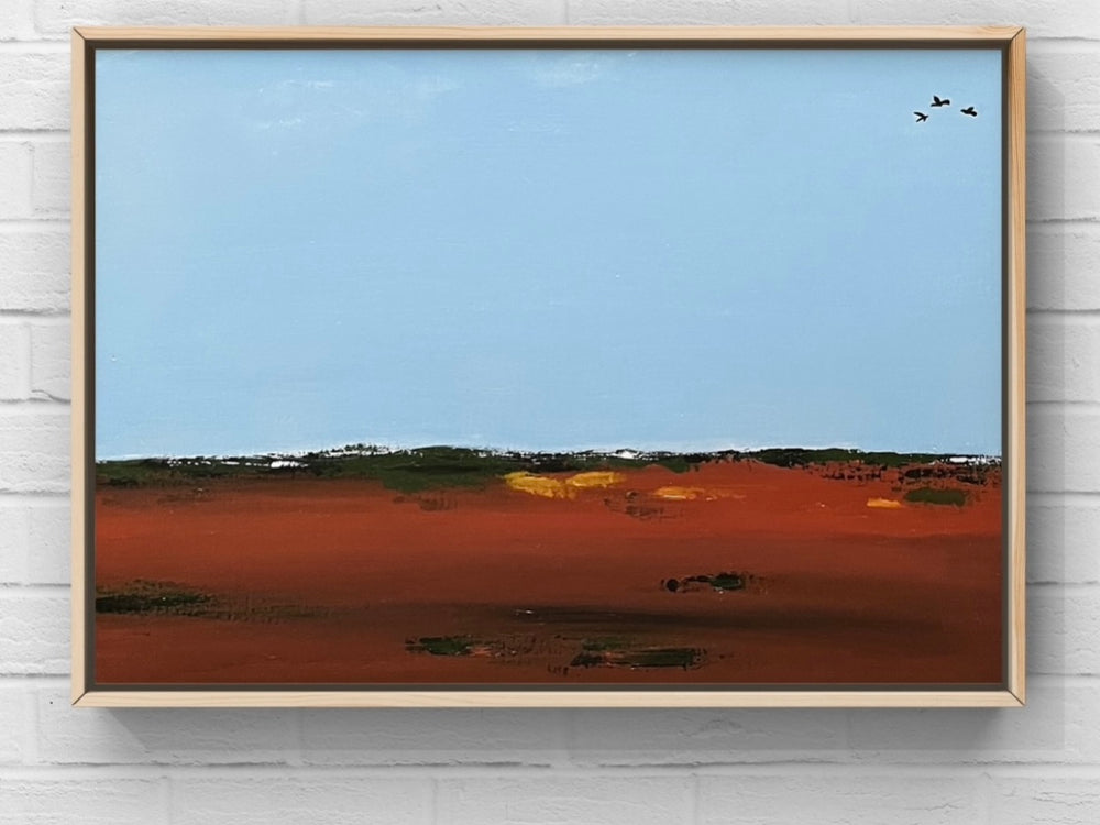Paula Mackay - Red Outback, Blue Sky