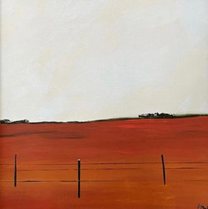 Paula Mackay - Fence in Red Centre